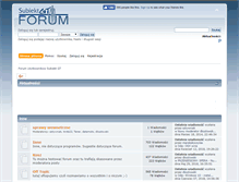 Tablet Screenshot of forumsubiekta.pl